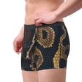 thumbnail image 2 of Gaeub Ball Phyton Snake Print Men's Boxer Briefs,Super Fit Boxer Briefs for Men,Quick-Dry Underwear with 4-Way Stretch-Medium, 2 of 5