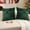 Green, variant on Christmas Holiday Pillow Cover Decorative Sofa Bedroom Accent Throw Pillowcase Seasonal Home Decor Festive Patterned Cushion Cover for Living Room