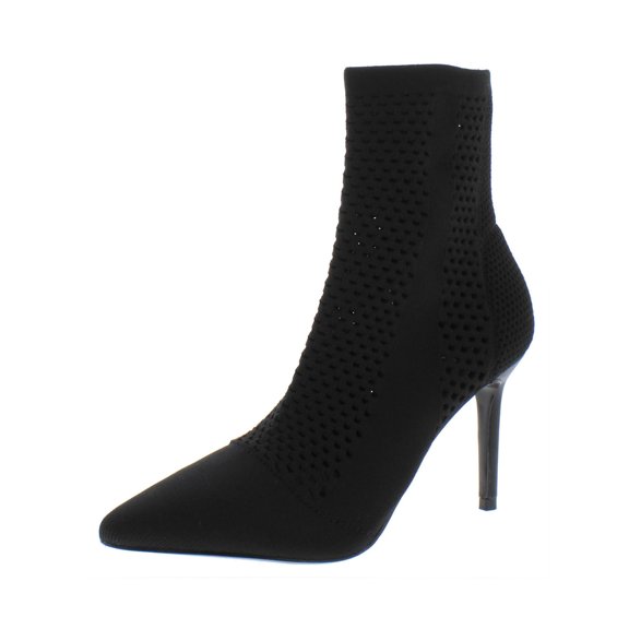 Charles by Charles David Womens Venus Knit Pointed Toe Sock Boot