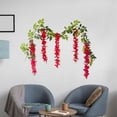 thumbnail image 4 of Wozhuo Artificial Flower Vine 180cm Fake Plumeria Hanging Decor for Living Room Wall Ceiling, 4 of 6