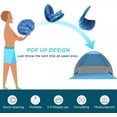 thumbnail image 4 of Pop up 2-3 Person Privacy Shower Tent, Dressing Room, or Portable Toilet Stall with Carry Bag for Camping, Beach, Outdoors, 4 of 10