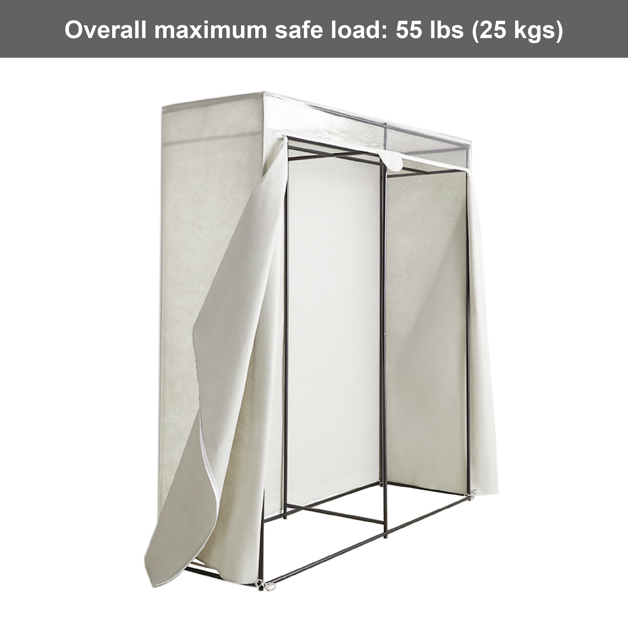 Mainstays Adult Single Steel Tier Zippered Extra Wide Clothes