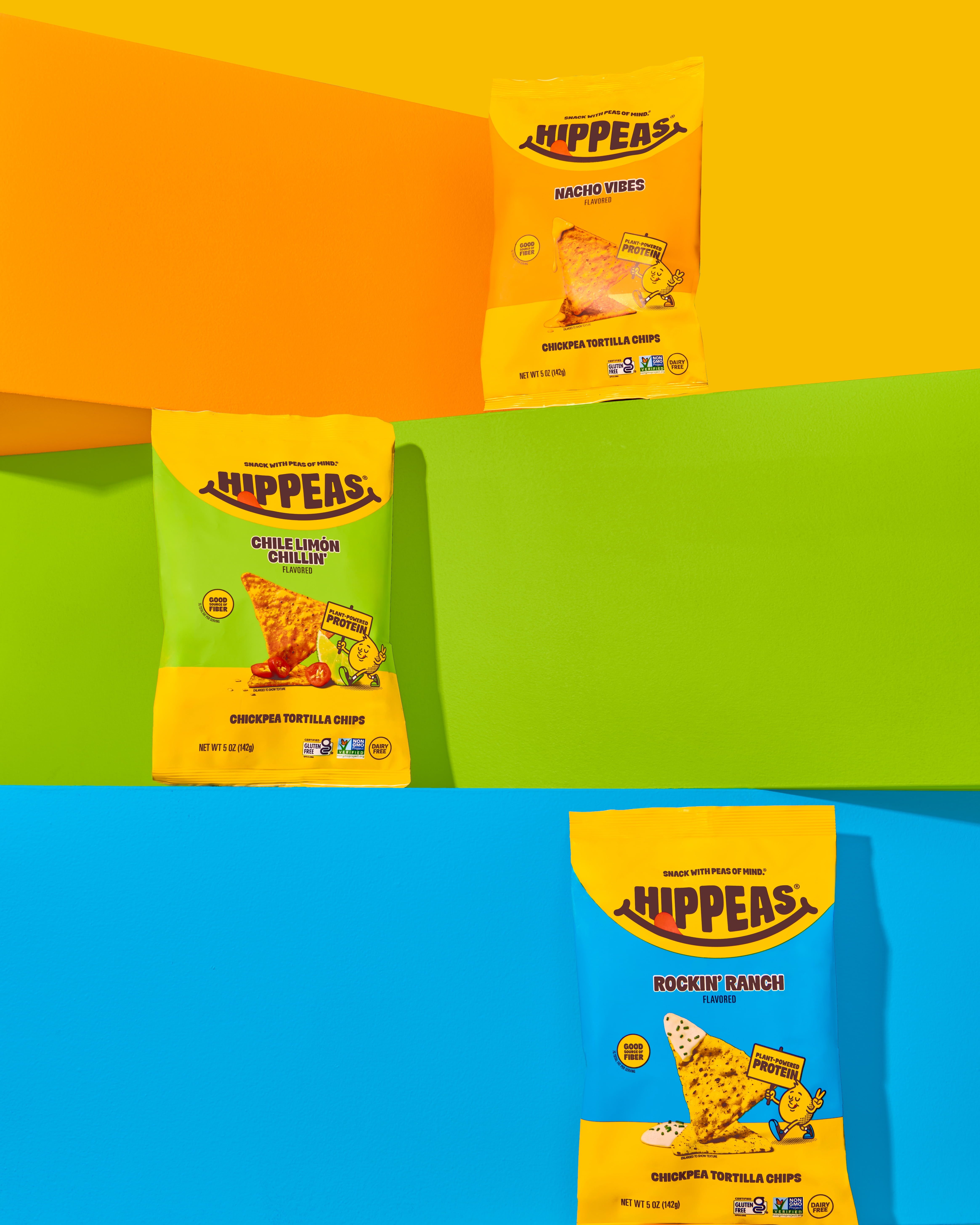 HIPPEAS Chickpea Tortilla Chips, Rockin' Ranch, Gluten Free, 3g Protein, 5 oz