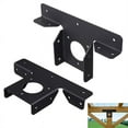 thumbnail image 6 of 2 Pack Heavy Duty Pergola Corner Brackets Extension 3-Way T for 4 X Post Bracket Gazebo Kit, 6 of 8