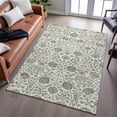 thumbnail image 6 of Addison Rugs Mayfield Premium Machine Washable Transitional Floral Ivory Rectangle Rug, 3' x 5', 6 of 6
