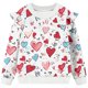 thumbnail image 4 of Vestido de verano para niña con estampado de flores de Pascua, manga corta, bolsillos con volantes y cuello redondo, top de poliéster, 4 of 5