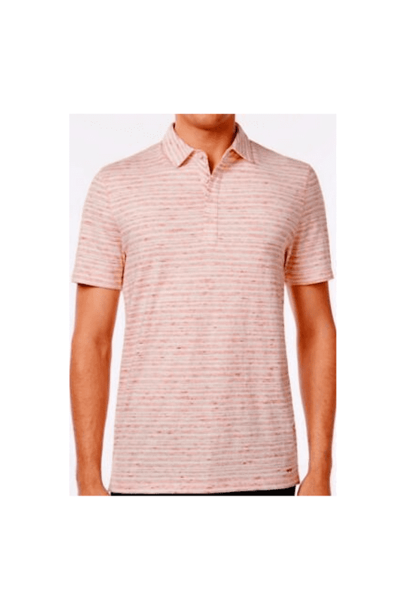 Men's Space-Dyed Striped Cotton Polo, Size XXL, MSRP $89
