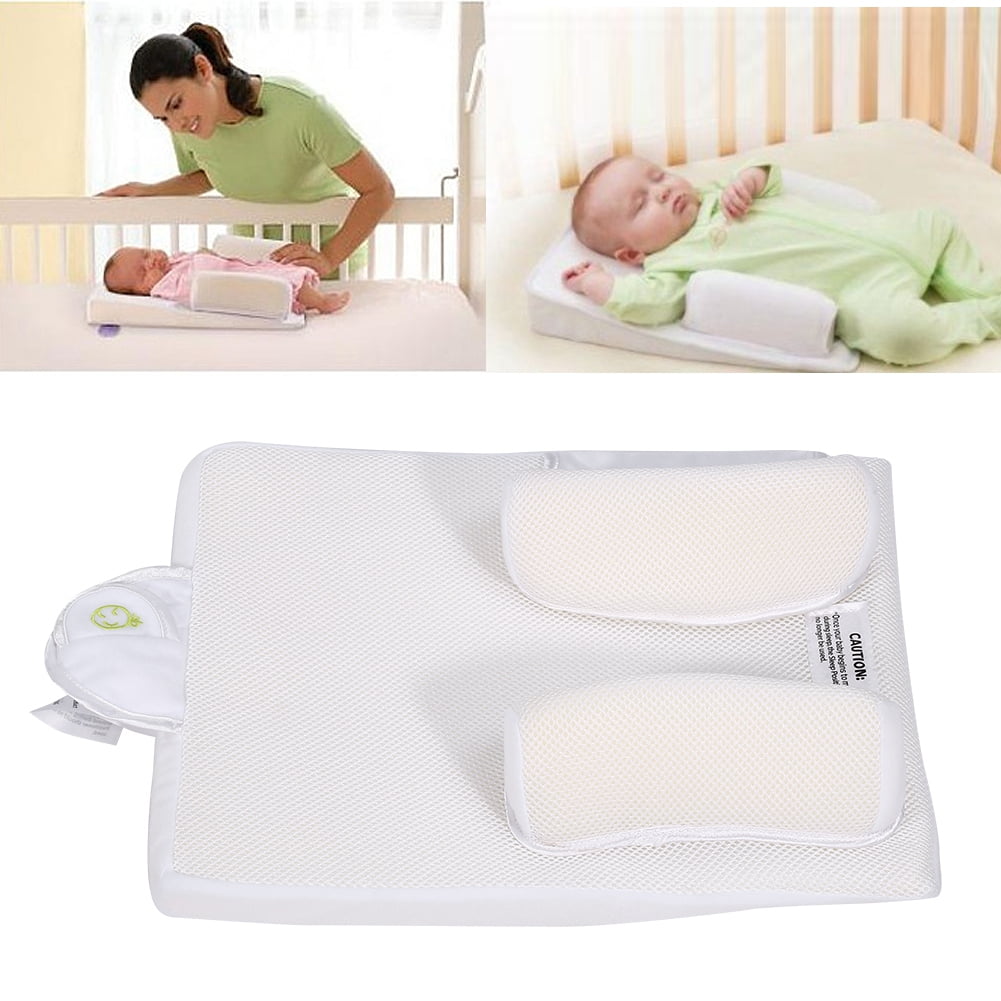 Ccdes Baby Anti Roll Pillow Baby Infant Newborn Sleep Positioner Anti Roll Pillow Prevent Flat Head Cushion Safe Support Walmart Com Walmart Com