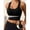 Black-L, variant on Black Seamless Sports Bra For Yoga Training Lightweight Breathable