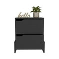 thumbnail image 5 of Luss Nightstand, Bedside Table with 2-Drawers: Modern Design, Ample Storage, Elegant Style, 5 of 7