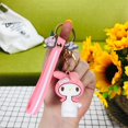 thumbnail image 4 of Sanrio Hello Kitty Anime Figurine Kawaii Cat My Melody Rubber Pom Purin Keroppi Pochacco Badtz Maru Chococat Bag Keychain Gifts SH, 4 of 7