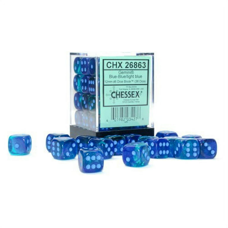 Chessex Dice Set – 12mm Gemini: Translucent Red-Violet/Gold Dice Block – Dungeons and Dragons D&D DND TTRPG Dice – Includes 36 Dice – D6 Chessex Dice Set – 12mm Gemini: Translucent Red-Violet/Gold Dice Block – Dungeons and Dragons D&D DND TTRPG Dice – Includes 36 Dice – D6