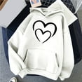 thumbnail image 3 of jjayotai Valentines Day Sweatshirt for Women, Oversized Love Heart Graphic Pullover Valentine's Long Sleeve Tops, 3 of 4