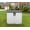 White, variant on Bifanuo Outdoor Resin Storage Shed 34 Cu.ft Garden Storage Extra Large Capacity Weather Resistant Storage Box, Lockable Resin Waterproof Shed for Bike, Lawnmowe, Garden Tools