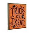 thumbnail image 3 of Stupell Industries Trick Or Treat Spider Web Graphic Art Luster Gray Floating Framed Canvas Print Wall Art, Design by Nina Seven, 3 of 6