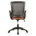 thumbnail image 5 of Techni Mobili Mid-Back Mesh Task Office Chair, Brown RTA-8030-BRN, 5 of 8