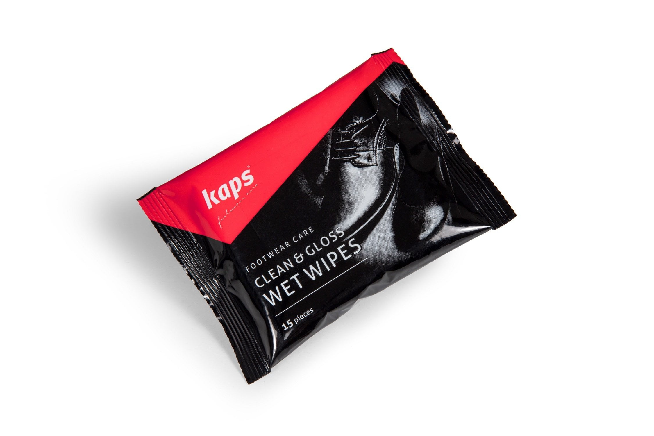 Cleaning and Polishing Wet Wipes for Shoes, No Streak Clean, Gloss Shoe