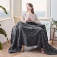 thumbnail image 2 of Throw Blanket, Fluffy Faux Fur Blanket For Bed Sofa Couch, Soft Cosy Warm Thick, 2 of 9