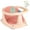 Pink, variant on Baby Bath Seat for 6 Months and up - Non-Slip, Comfortable  Bath Seat with Rinse Cup,Baby Bathing Essentials Grey