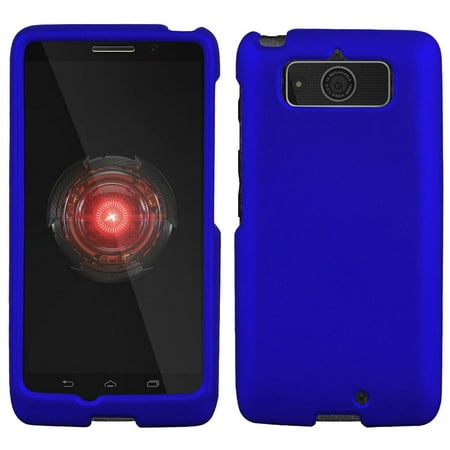 Rubberized Blue Snap - BLUE RUBBERIZED HARD SHELL CASE PROTEX COVER FOR MOTOROLA DROID MINI XT1030