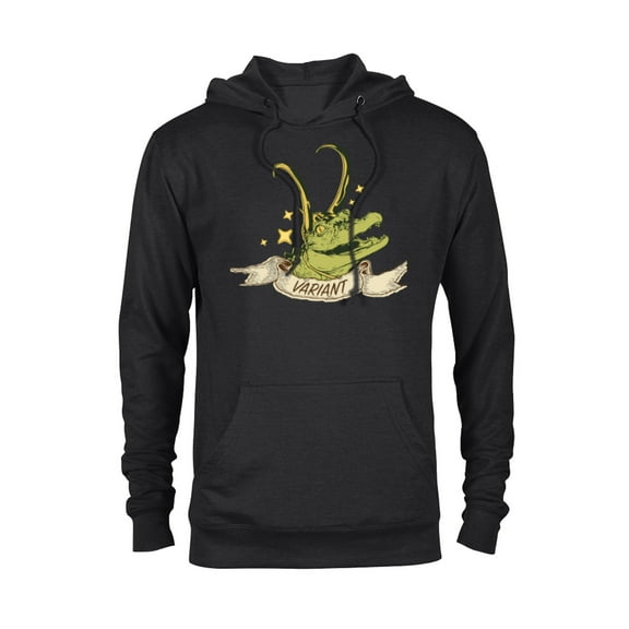 Marvel Loki Alligator Loki Variant Stars - Pullover Hoodie for Adults – Customized-Black