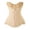 Beige, variant on Womens Full Coverage Shapewear Waist Cincher Strapless Tummy Control Body Shaper Front Zipper Closure Sculpting Support Everyday Wear