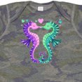 thumbnail image 4 of Inktastic Seahorses Kissing with Hearts Boys or Girls Baby Bodysuit, 4 of 5