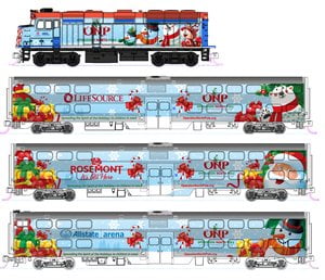 kato christmas train