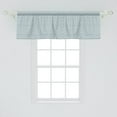 thumbnail image 2 of Ambesonne Ivory and Blue Window Valance, Tropical Leaves, 54" X 18", Pale Blue and White, 2 of 3