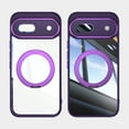 thumbnail image 5 of Case for Google Pixel 8A Case Ring Holder Kickstand Built-in Camera Lens Protector Anti-Scratch Shockproof Dustproof Protection Rugged Phone Case Cover for Google Pixel 8A, Darkpurple, 5 of 5