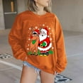 thumbnail image 2 of Sudadera Para Mujer Sudaderas Con Cuello Redondo Mangas Largas A La Moda Estampado de Navidad Tops Sueltos Blusa Odeerbi ODB173997, 2 of 5