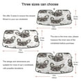 thumbnail image 5 of WOBOGO Adorable French Bulldog Faces Pattern Car Windshield Sunshades Autopilot Lightweight Accordion Sun Visor 55×27.6in, 5 of 8