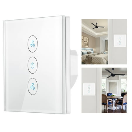 Eu Bu Wifi Smart Ceiling Fan Switch App Remote Timer And Sd Control Compatible With Alexa Google Home No Hub Required Canada Eu Bu Wifi Smart Ceiling Fan Switch App, Wifi Enabled Ceiling Fan Switch