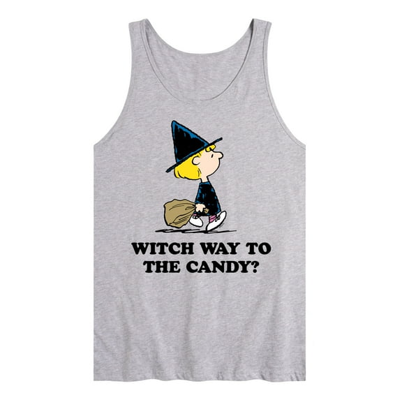 Peanuts - Witch Way To The Candy - Men's Jersey Tank Top