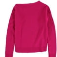 thumbnail image 5 of BAR III Womens Pink Ribbed Zipper Sleeve 3/4 Sleeve Jewel Neck Sweater  Size: S, 5 of 5