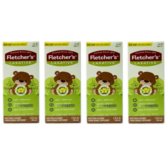 4 Pack - Fletcher's Laxative For Kids 3.50oz Each