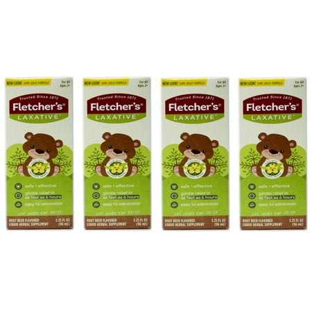 4 Pack - Fletcher's Laxative For Kids 3.50oz Each