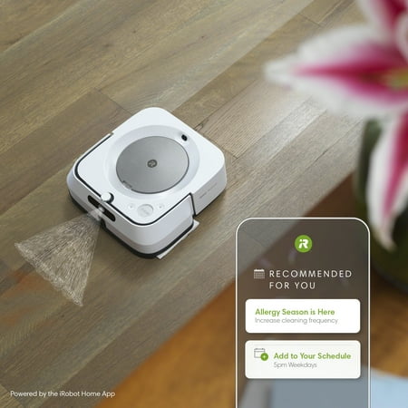 iRobot - Braava jet m6 Wi-Fi Connected Robot Mop - White