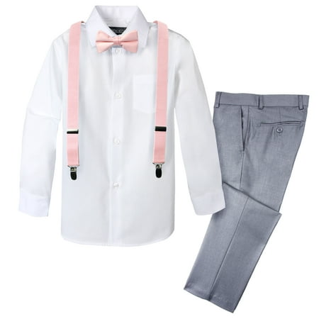 

Spring Notion Boys 4-Piece Patterned Dress up Pants Set