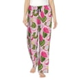 thumbnail image 2 of Lsque Dragon Fruits Print Women's Pajama Pants, Lounge Pant - Comfortable Home Wear,Elastic Waistband, Stylish Design-XX-Large, 2 of 9