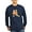 Navy, variant on CafePress - Power Rangers Pink Range Men's Long Sleeve T Shirt - Long Sleeve Dark T-Shirt