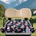 thumbnail image 3 of Uourmeti Floral Skull in Jungle Golf Cart Seat Covers with Front Pockets, Fit for Golf Club Car Club Car Seat Suitable for Club Car DS Precedent Club Car Seats, 3 of 8