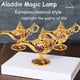 thumbnail image 3 of Lámpara árabe, Luz árabe De Los Deseos Dorada Y Morada, Exquisita Decoración Vintage, Segura Para Fiesta De Bodas, 3 of 7