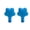 Blue, variant on Star Shape Pool Aerator Threaded Spray Head For Above In Ground Pools, Universal Water Jet Cooler Effect Pool Decor Accessory, 2 Pack