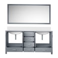 thumbnail image 6 of JERFIT 72 inch Double Sink Bathroom Vanity Set with Quartz Countertop, Soft Closing Drawers, Dark Grey Modern Bath Vanity for Spacious Storage, 6 of 8