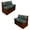 Boho Mandala Green, variant on ZUXONGSY Butterfly Hibiscus Galaxy Pattern 4 Pcs RV Dinette Cushion Covers Breathable RV Couch Cover Elastic Loveseat Sofa Chair Cover Furniture Protector for RV Camper Car Bench