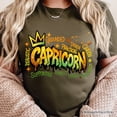 thumbnail image 2 of Capricorn Graffiti Zodiac T-Shirt, Street Style Astrology Horoscope Tee, 2 of 10
