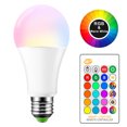 thumbnail image 5 of Bombilla Led De 15W E27, Iluminación De Ambiente Que Cambia De Color, Lámpara Led, Flash Estroboscópico, Barra De Modo De Desvanecimiento, Luces Decorativas Rgbw Ktv Eigraketly HA025517-01, 5 of 5