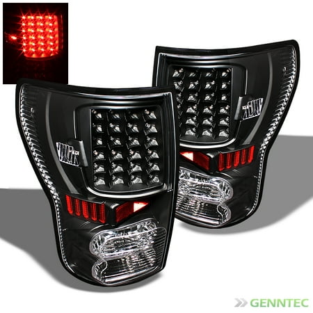 - for 2007-2013 toyota tundra led blk tail lights brake lamp new tail lights pair left+right/2008 2009 2010 2011 2012