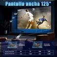 thumbnail image 4 of Mini Proyector AOSO Blanco con WiFi 6 y Bluetooth 5.0 para Cine Exterior, 4 of 7